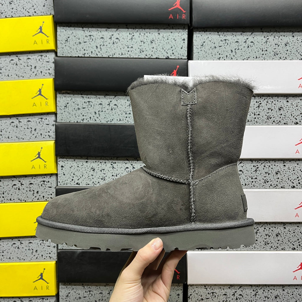 UGG Bailey Button II Boots in Grey