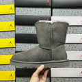 UGG Bailey Button II Boots in Grey