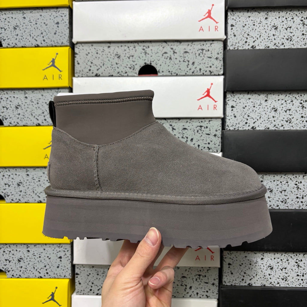 UGG Platform Ankle Boots in Thundercloud Grey – Style 8170