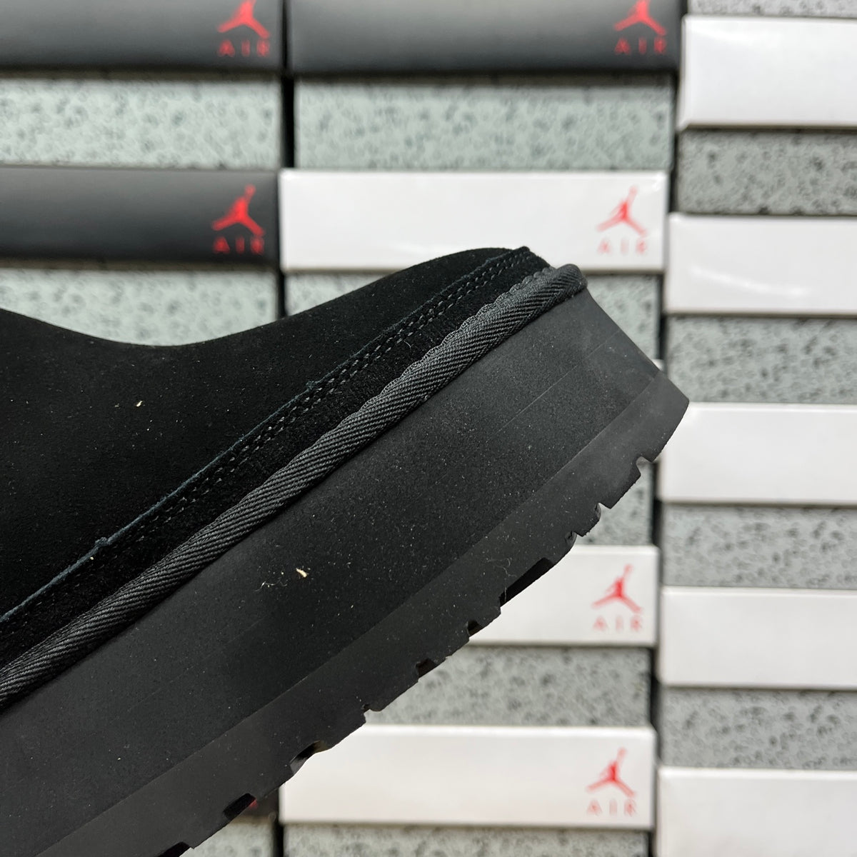UGG Platform Chelsea Boots in Black