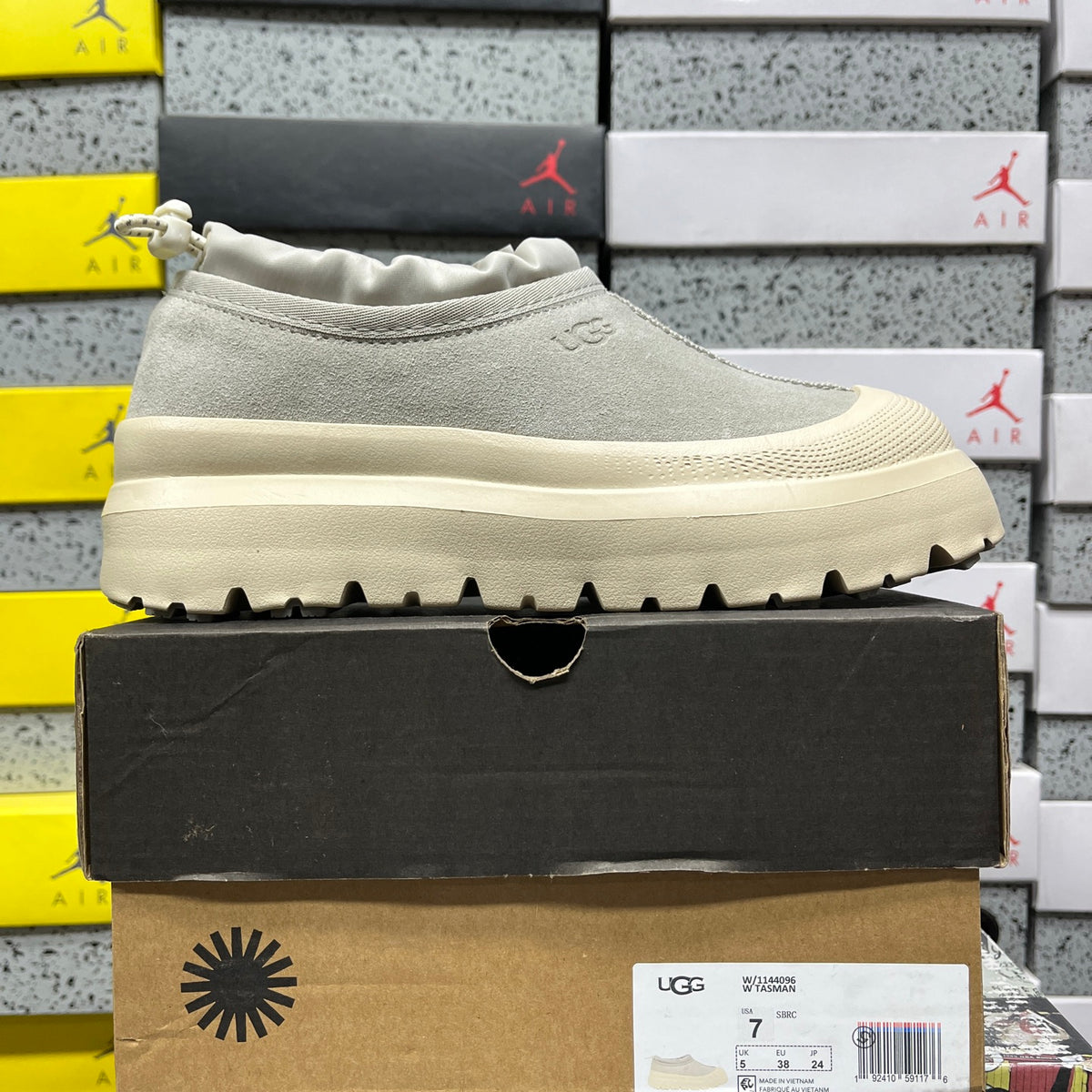 UGG Toggle Slip-On Shoes in Mist Grey & Cream