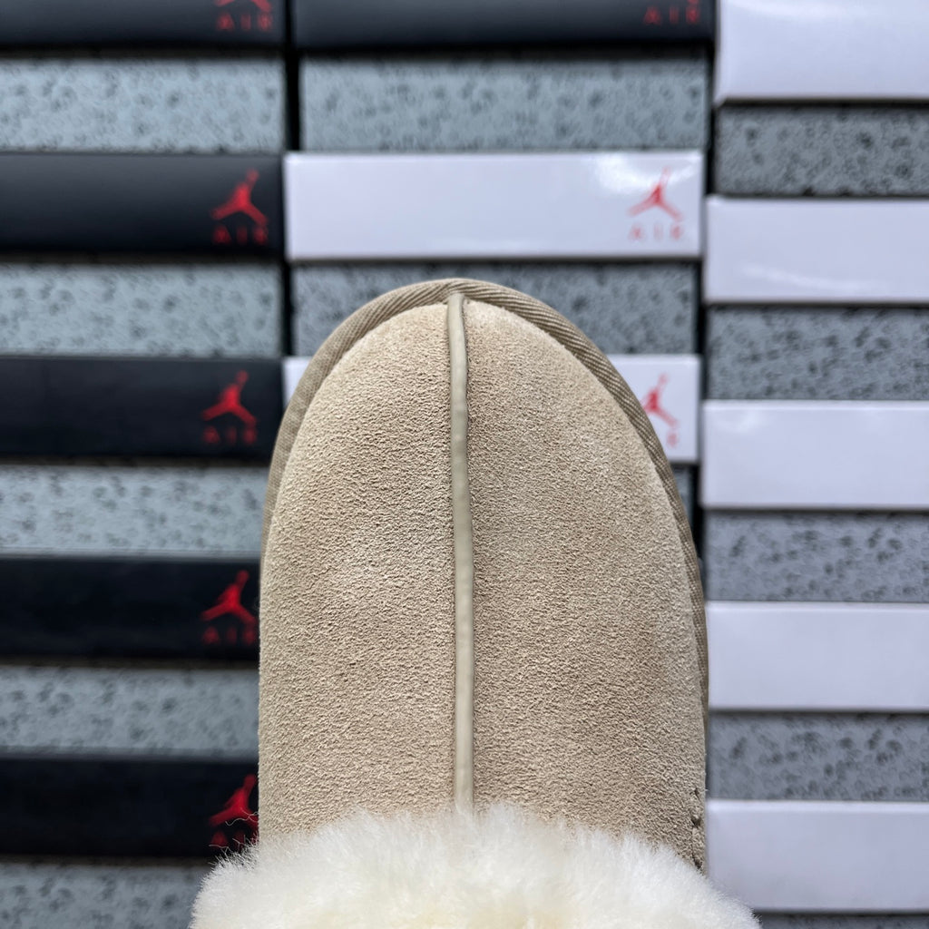 UGG Platform Slippers in Sand & Cream